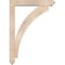 Ekena Millwork Thorton Arts and Crafts Smooth Bracket w/ Offset Brace, Douglas Fir, 5 1/2"W x 30"D x 42"H BKT0604X30X42THR03SDF - alternate 4